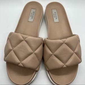 STEVEN BY Steve Madden LENZ slides-size 9 blush/nude color
